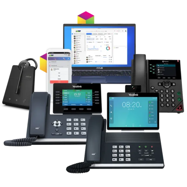 Business Cloud PBX and enterprise phone system visual